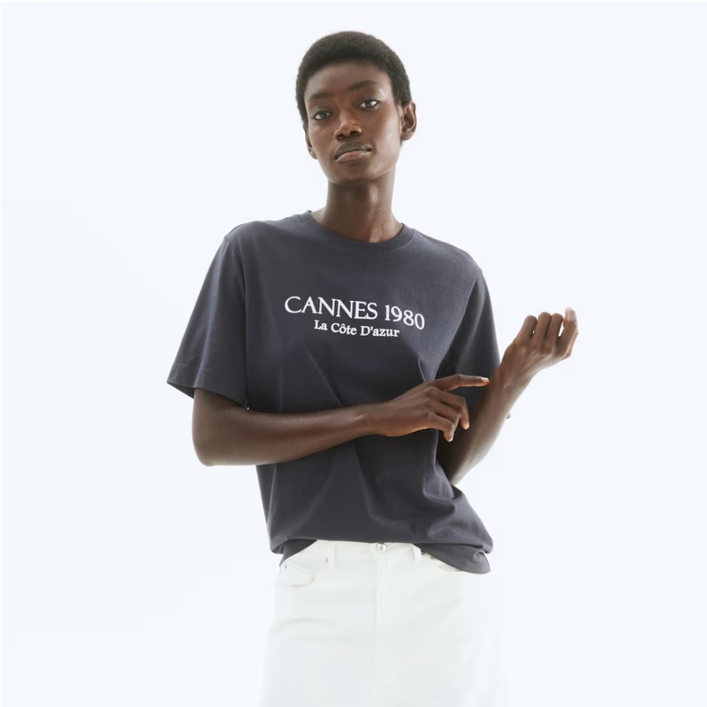Dark gray Graphic T-Shirt